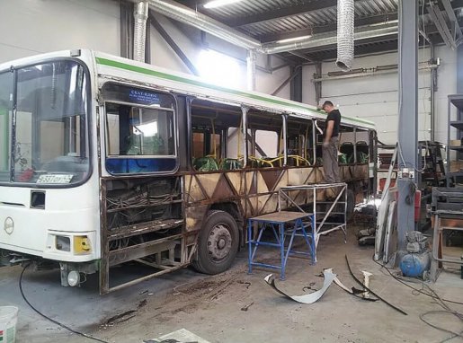Ремонт автобусов, замена стекол, ремонт кузова стоимость ремонта и где отремонтировать - Краснодар