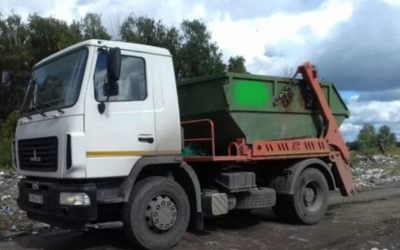 Вывоз строительного мусора контейнером-лодочкой 8м3 - Краснодар, цены, предложения специалистов
