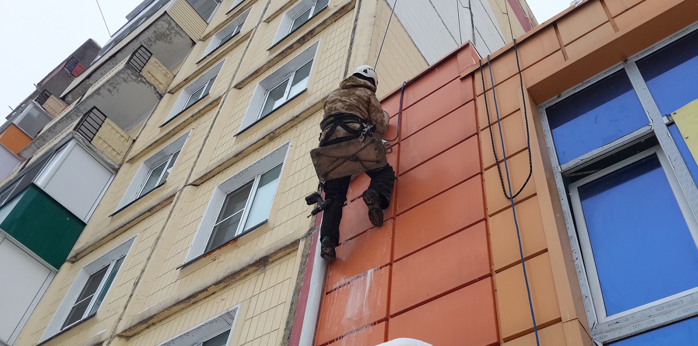 Услуги промышленных альпинистов для высотных работ в Лабинске