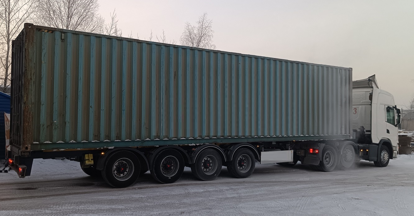Контейнеровоз для перевозки контейнеров 20 и 40 футов в Кропоткине