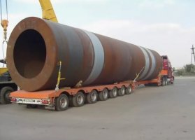 Перевозка труб больших диаметров тралами и площадками стоимость услуг и где заказать - Краснодар